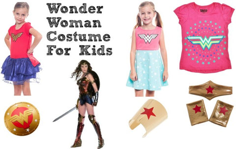 Wonder Woman Costumes for Girls DIY