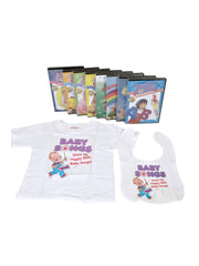 Baby Songs 8 DVD Gift Set 4T T-Shirt Bib Music Videos Hap Palmer Babysongs